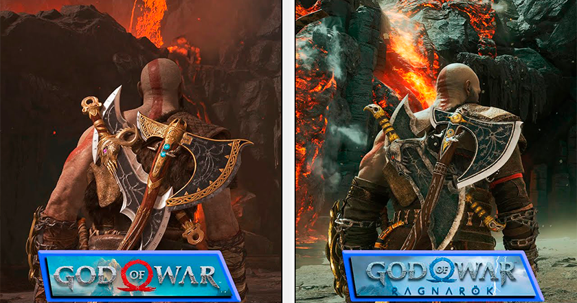 Wahnsinniger Fortschritt: Blogger vergleicht PC-Version von God of War 2018 auf Ultra-Einstellungen und God of War Ragnarok auf PlayStation 5 Wahnsinniger Fortschritt: Blogger vergleicht PC-Version von God of War 2018 auf Ultra-Einstellungen und God of War Ragnarok auf PlayStation 5