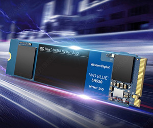 Western Digital 1TB WD Blue SN550 NVMe SSD im test