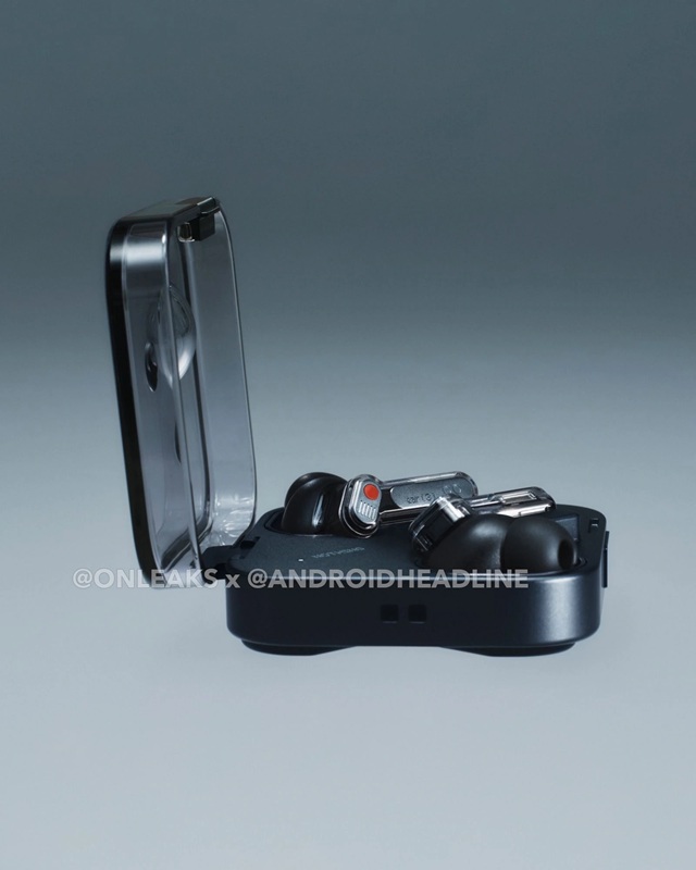 Render der Nothing Ear (3) in schwarzer Farbe